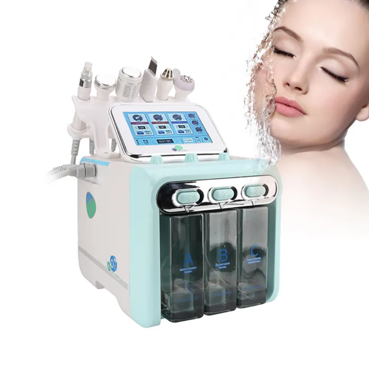 Portable 6 in 1 Skin Care Beauty Hydrodermabrasion Hydra Beauty Facial Machine Professional
