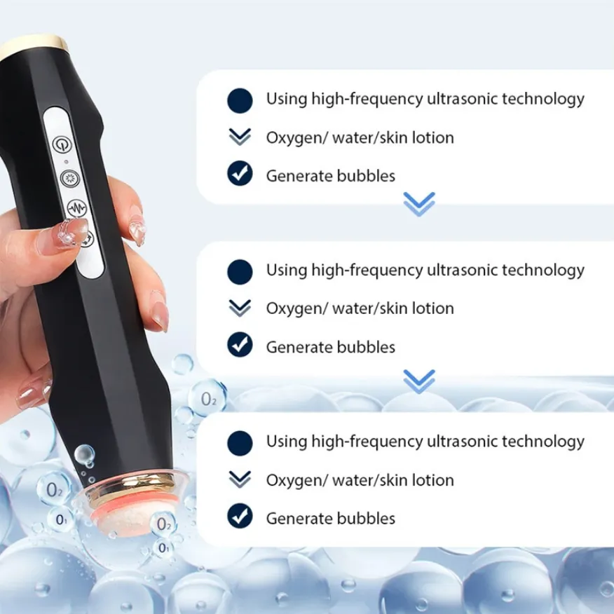 Portable CO2 Bubble Oxygenation Oxygen Skin Tightening Facial Machine
