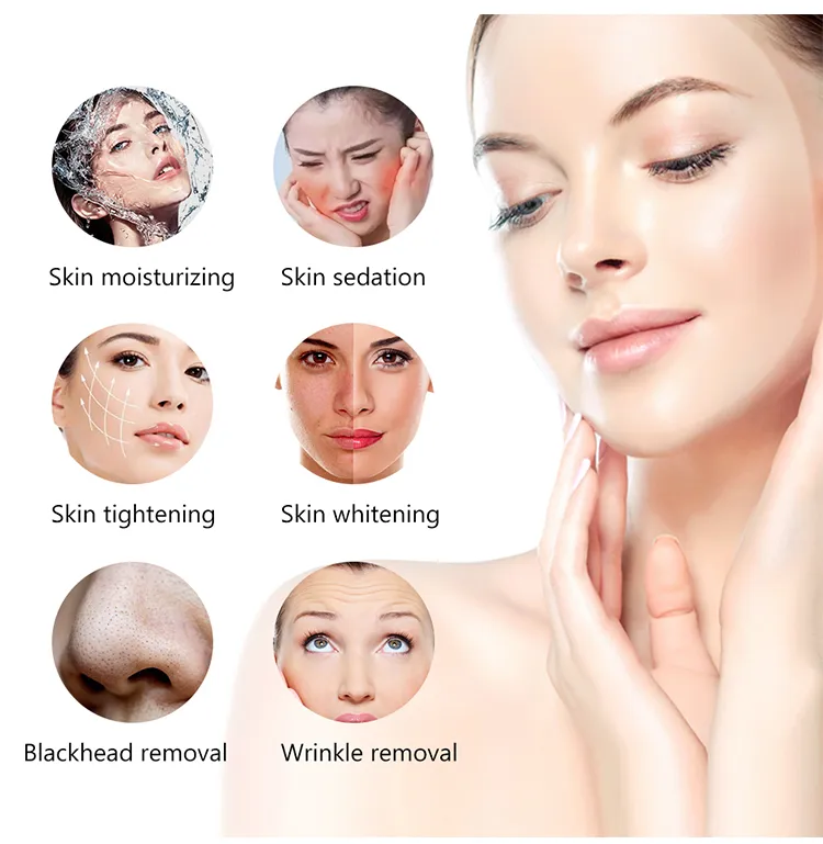 Portable 6 in 1 Skin Care Beauty Hydrodermabrasion Hydra Beauty Facial Machine Professional
