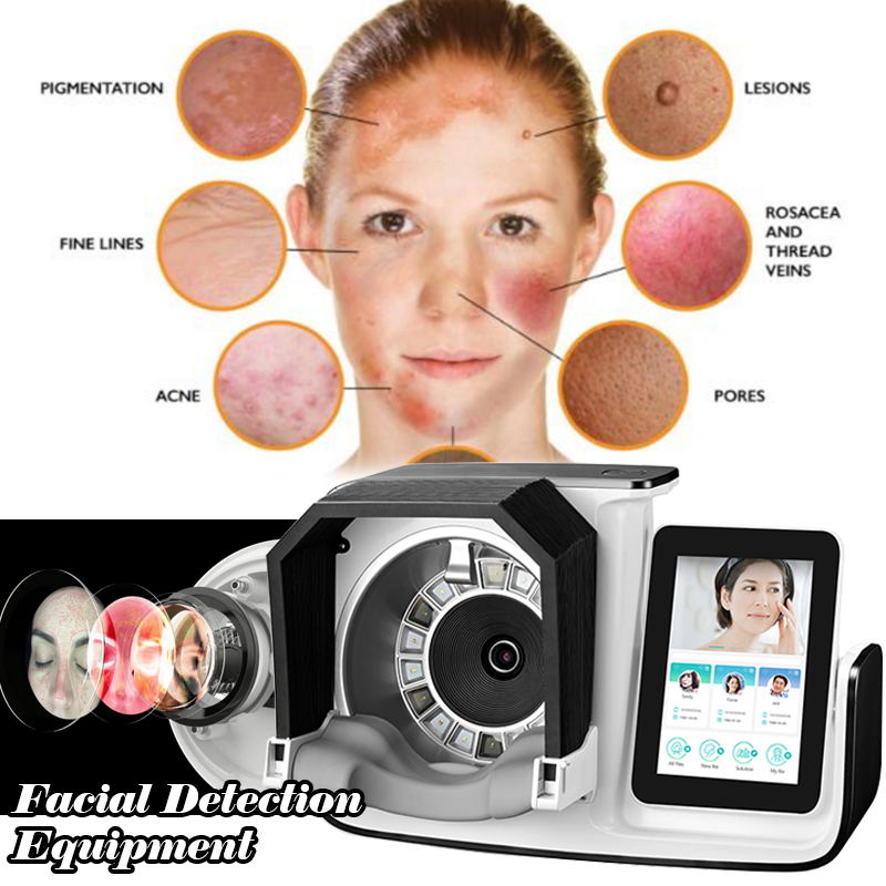 2025 Newest 10.1 Inch Screen Portable 3D Ai Scanner Camera Device Facial Test Skin Face Analysis Machine Skin Analyzer Machine