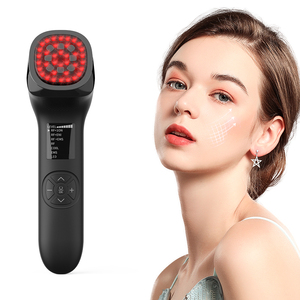 Beauty Face Massager Radio Frequency Face Skin Light Therapy Wrinkle Lifting Facial EMS Tightening Skin Rejuvenation Machine