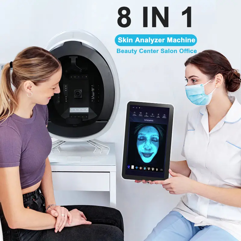Portable Visia 3D Ai Face Skin Diagnostics Facial Tester Scanner Device Analyzer Analizador De Piel Magic Mirror Skin Analysis Machine