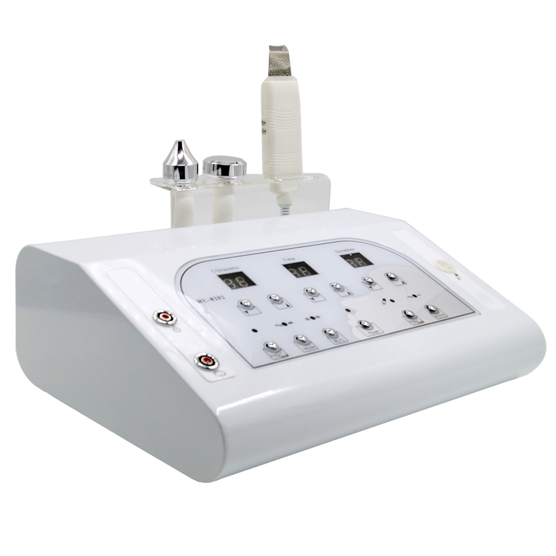 Professional 2 in 1 Ultrasonido Skin Tightening Skin Scrubber Facial Cleansing Machine
