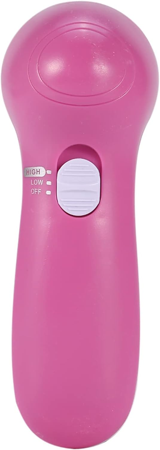 5 in 1 Electric Facial Cleansing Brush with Exfoliators Vibrating Pore Cleaning Machine for Face