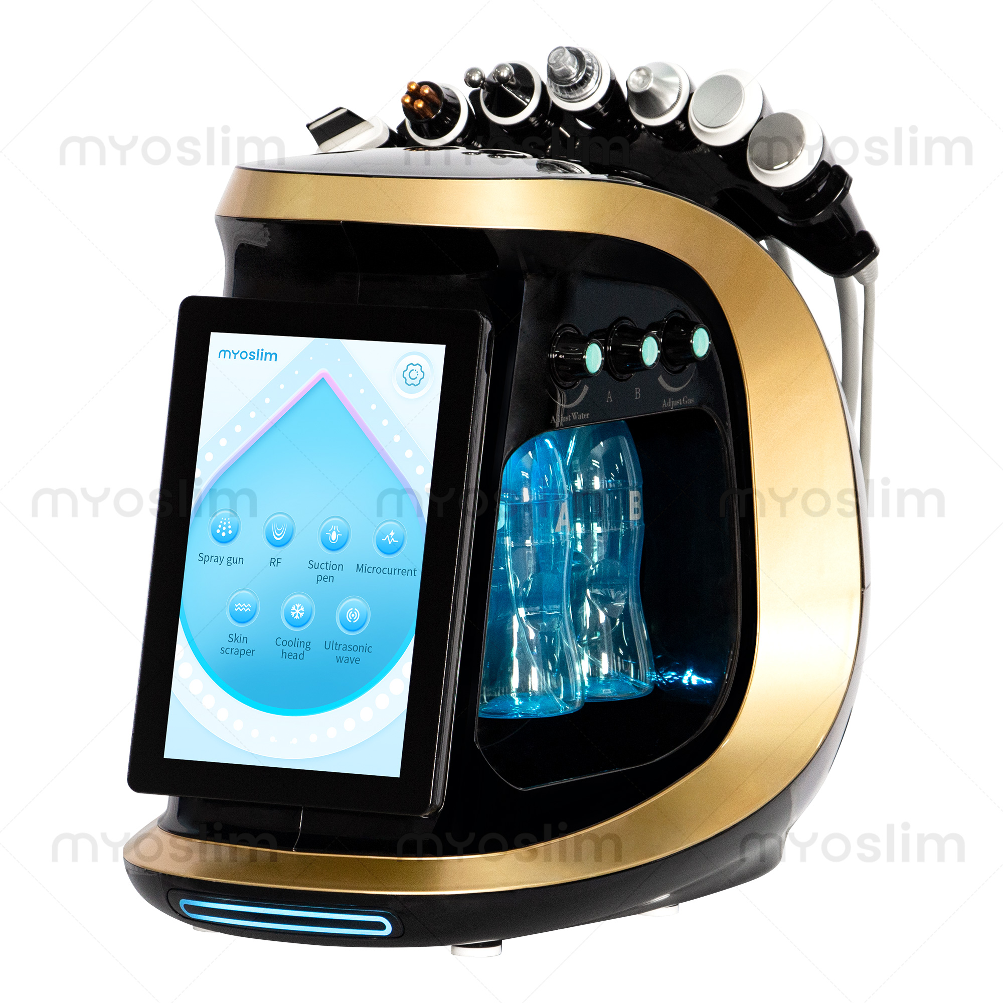 Smart 7in1 Hydra Dermabrasion Facial Device Diamond Microdermabrasion With Skin Analysis For Hydrating And Skin Care Salon
