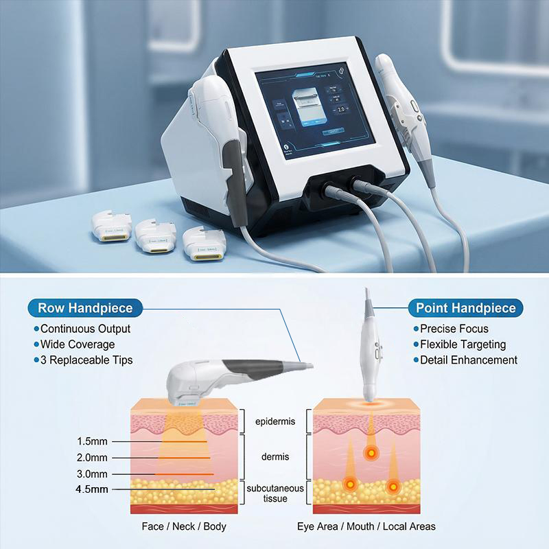 Porrable Hifu Facial Machine Skin Tightening High Intensity Focused Ultrasound