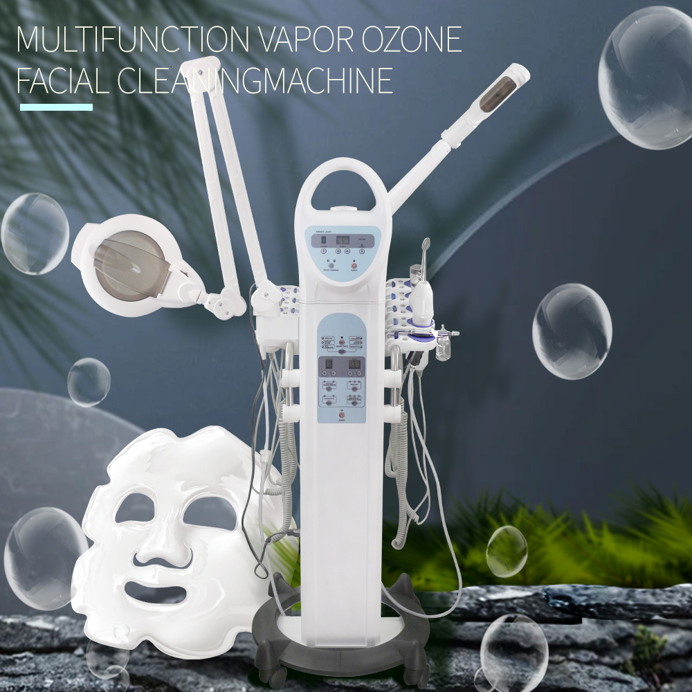 10/11 in 1 Multifunctional High Frequency Galvanic Facial Machine Professional Salt Facial Steam Machine Beauty Salon Equipment