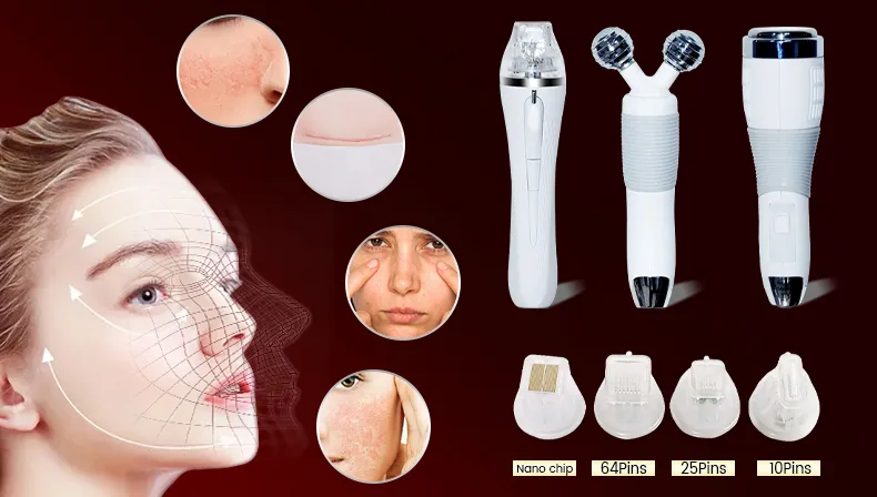 Fractional RF Microneedle Acne Treatment Facial Portable Beauty Machine