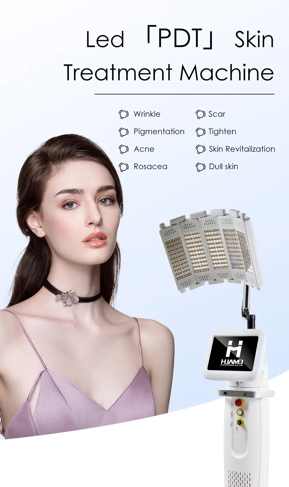SPA Facial Equipment Skin Rejuvenation PDT LED Face Light Therapy Machine Red Light Therapy for Skin Care Beauty Machine