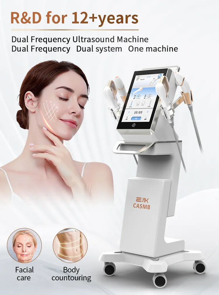 Microfocus Ultrasound Technology Facial Lifting Body Care Skin Tightening Whitening Machine