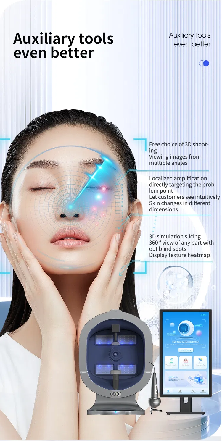 WiFi-Connected Ai Skin Analysis Machine Trending Beauty Equipment for Deep Body Skin Care Now on Sale