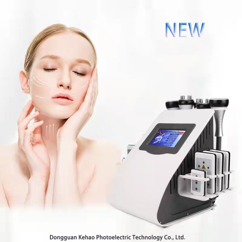 6 in 1 Ultrasound Cavitation RF Facial Body Slimming Machine