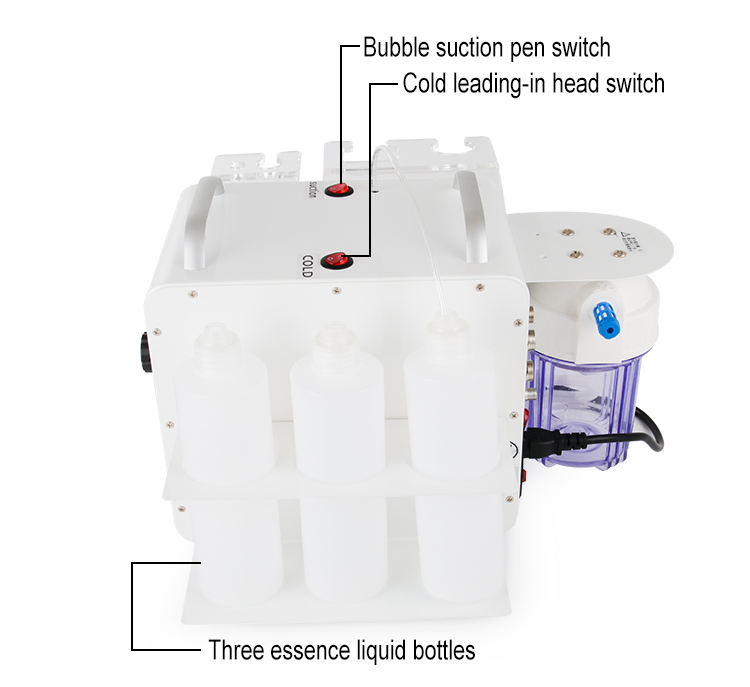 5 in 1 Ultrasound + Cooling Cleansing Small Bubble Oxygen Facial Machine