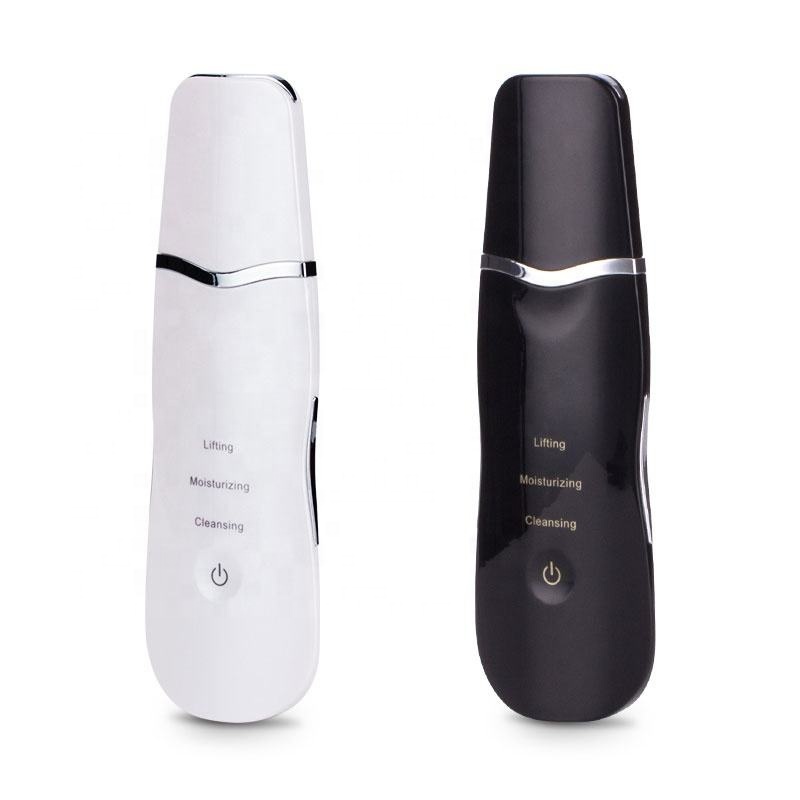 Professional Ultra Sonic Facial Face Skin Scrubber Spatula Skin Seeling Wireless 80 Minites Face Cleansing Device Clean Machine