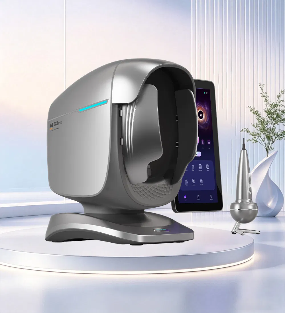 Ai Magic 3D Mirror Facial Scanner Analizador De Piel Acne Skin Analysis Full Face Scanner Testing Skin Analyzer Machine