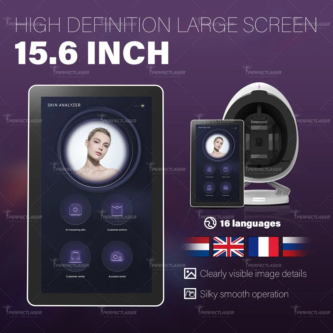 Best Ai Smart 15.6 Inch Screen Skin Analysis Machine