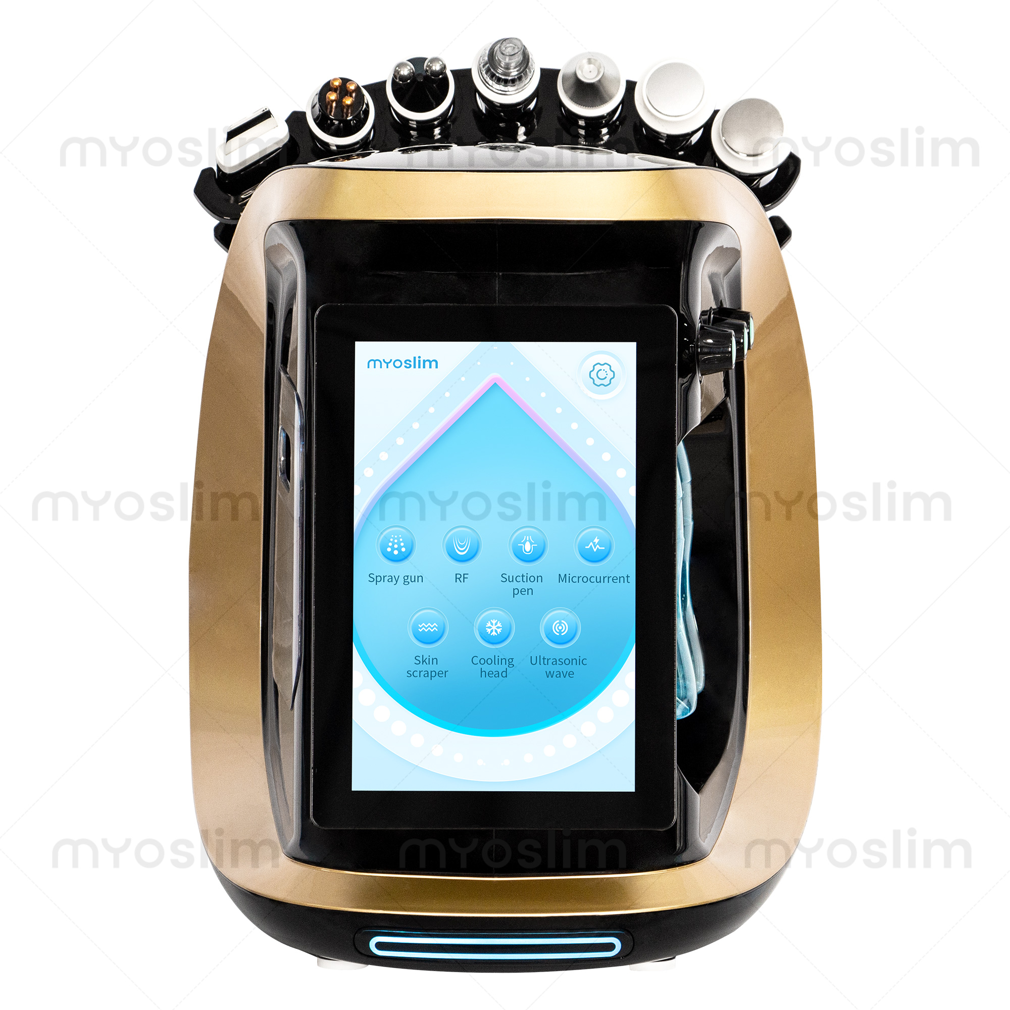 Smart 7in1 Hydra Dermabrasion Facial Device Diamond Microdermabrasion With Skin Analysis For Hydrating And Skin Care Salon