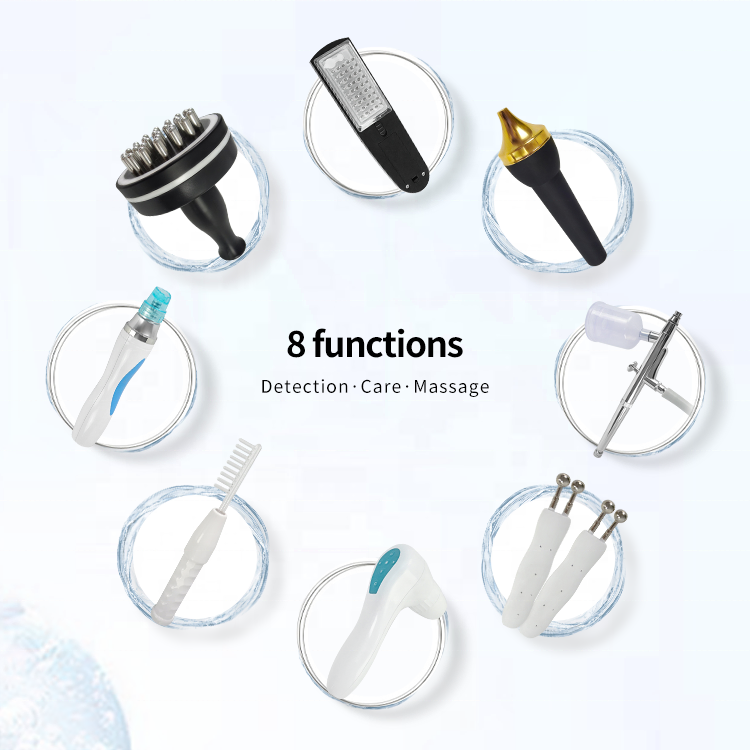 8in1 Skin Scalp Hair Analysis Scalp Treatment Machine Hair Care Massager