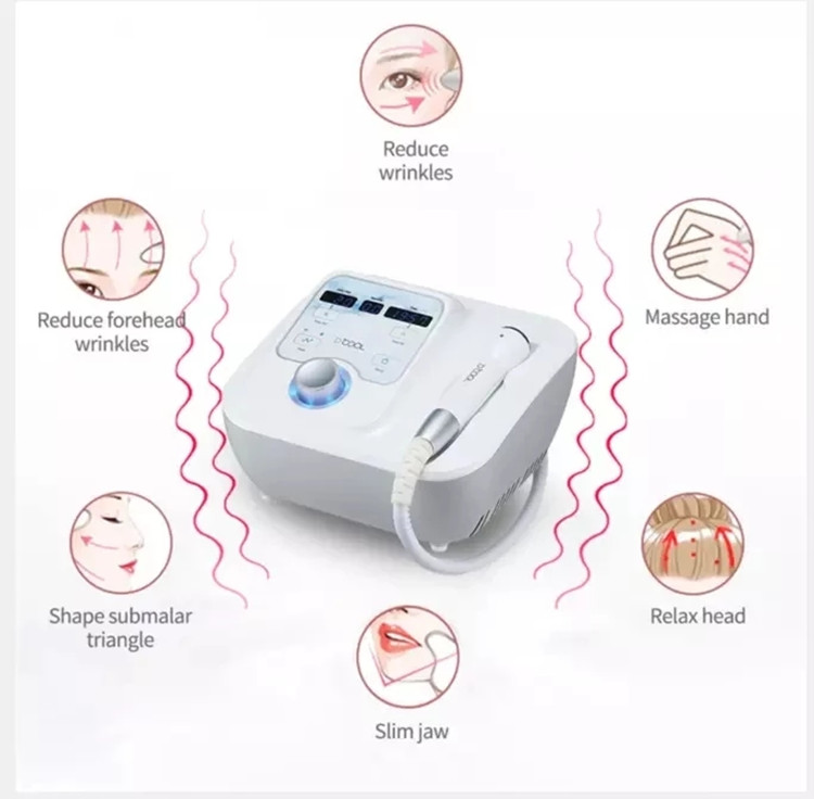 3 in 1 Electroporation Skin Rejuvenation Cooling Facial Treatment Machine D Cool With EMS Facial Machine