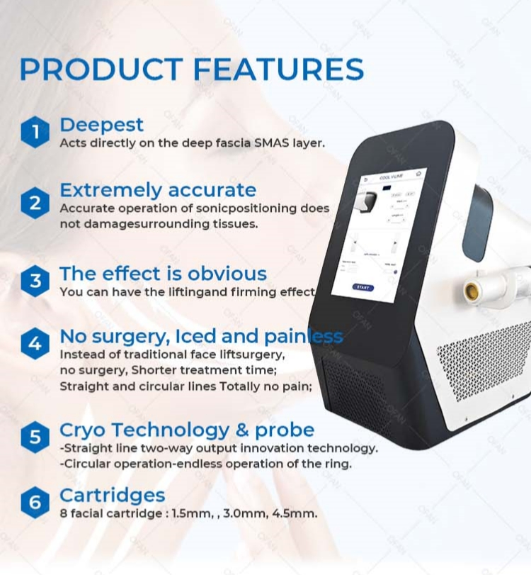Ofan 4D Hifu Machine Facial Face Lifting Vaginal Tightening 4D Hifu Machine High Energy Focus Ultrasound