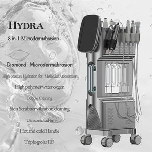 13-in-1 Hydra Diamond Microdermabrasion RF Facial Machine with Oxygen Therapy for Commercial Use Face &amp; Hands Treatment