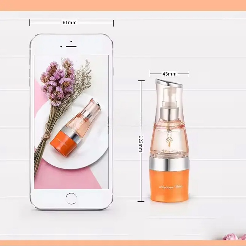 Portable SPE PEM Water Electrolysis Hydrogen Generator Hydrogen Water Diffuser Facial Spray Nano H2 Atomizing Sprayer