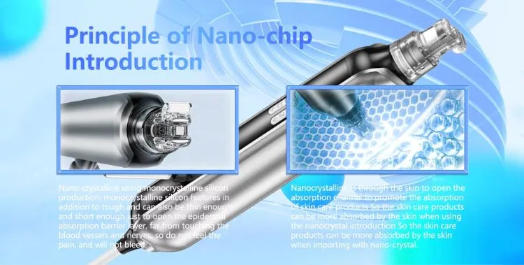 EMS face roller detail