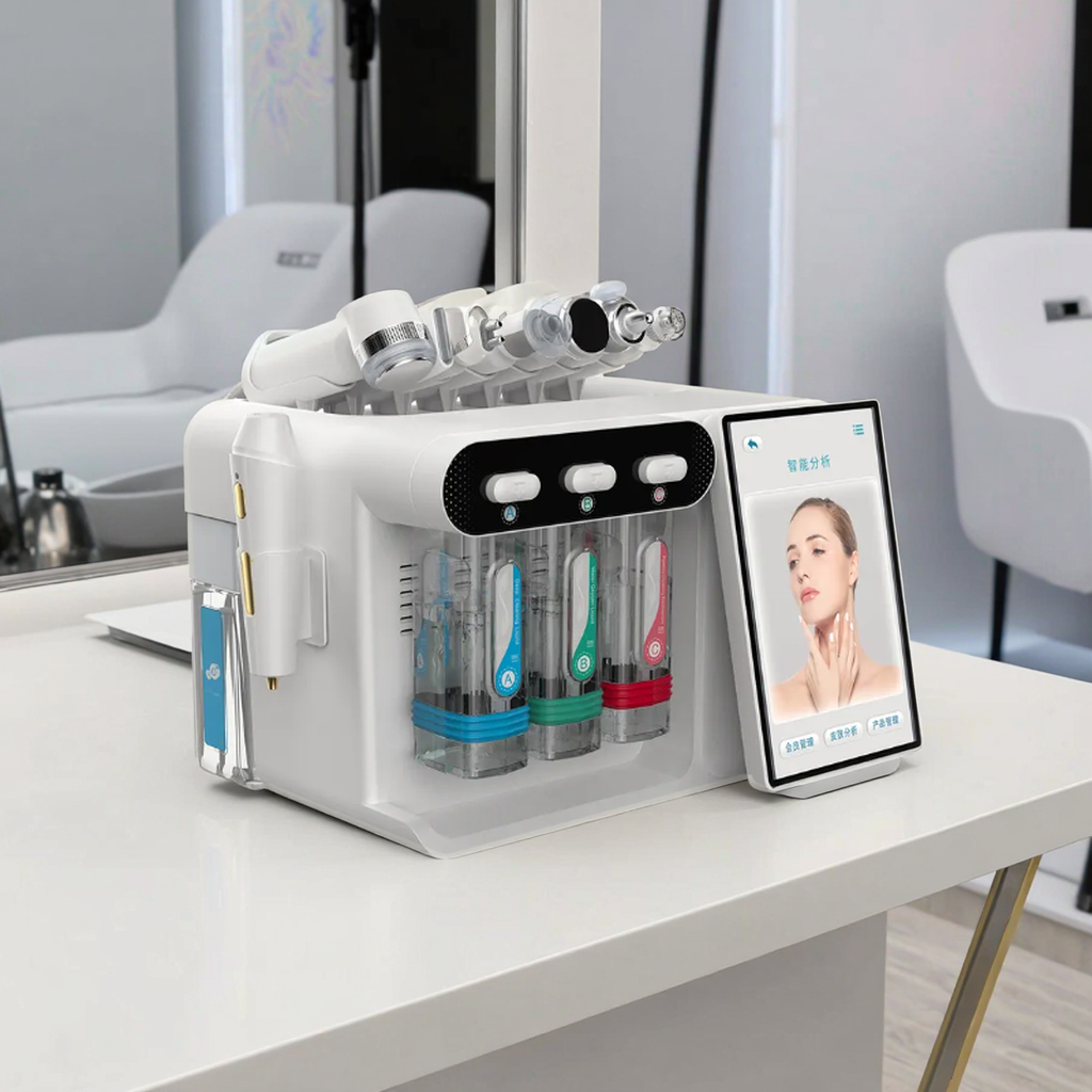 Flagship MB-3 Desktop Professional Hydradermabrasion Skin Clean H2O2 8 1 Facial Hydrogen Micro Bubble Machine EU UK IT