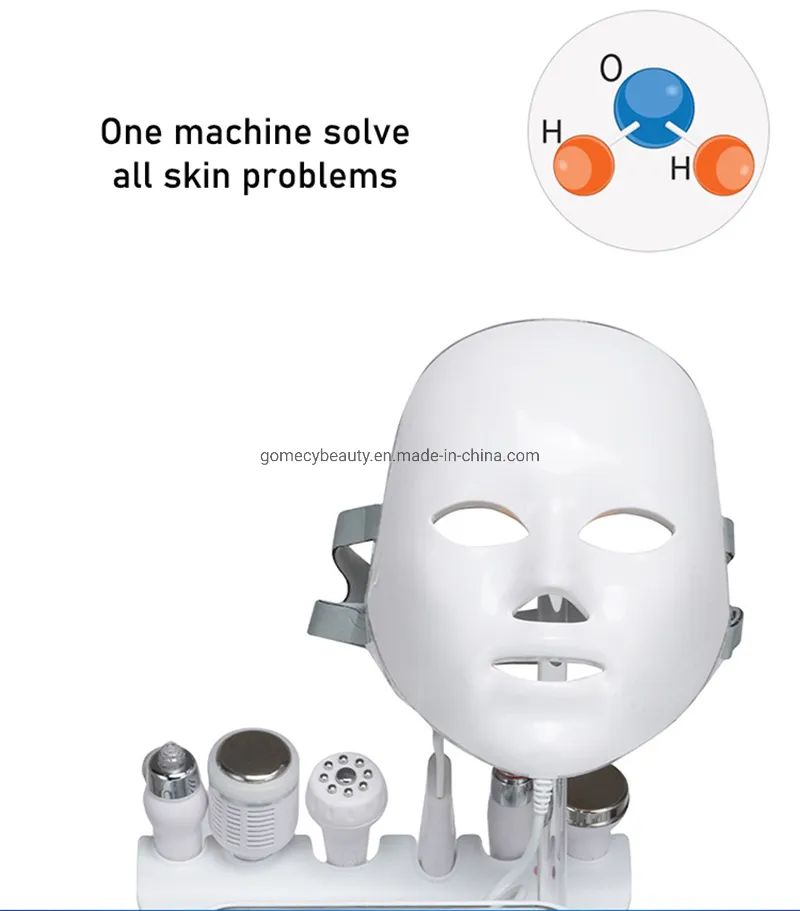 7 in 1 Jet Peel Oxygen Jet System 6-Polar RF Aqua Peel Hydra Dermabrasion Oxygen Facial Machine