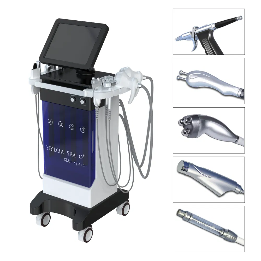 Multi-Functional RF Facial Beauty Instrument Diamond Dermabrasion Skin Whitening Deep Cleaning Salon Machine