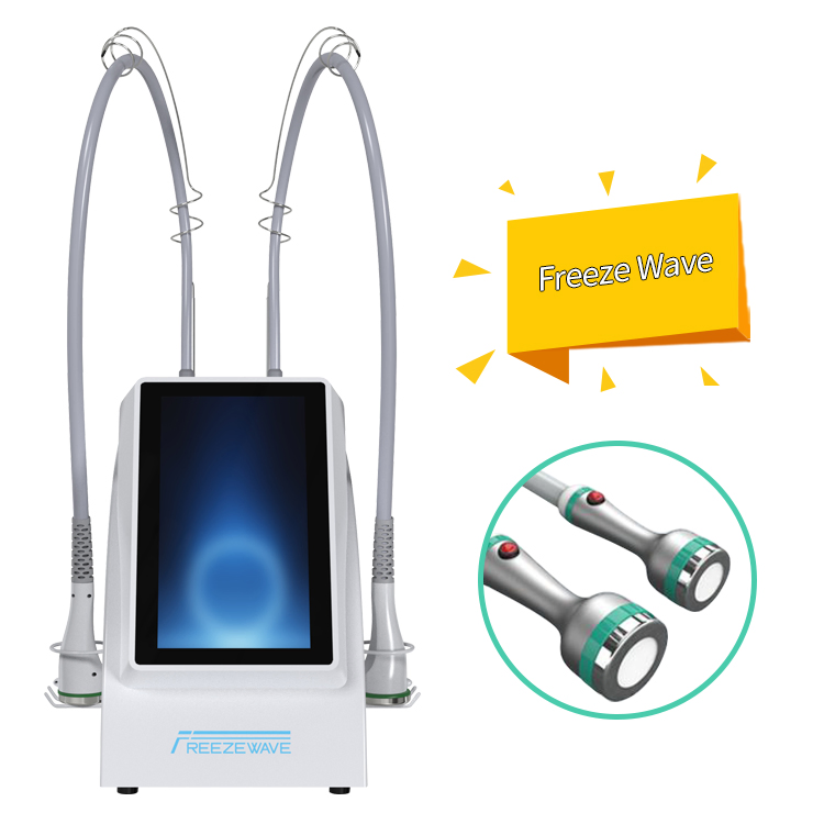 Hot Sale Onda Lifting Slimming Machine Coolwaves 2 Handle Ice Cold RF Facial Tightening Coolwaves Cellulite Removal Body Slimming Machine