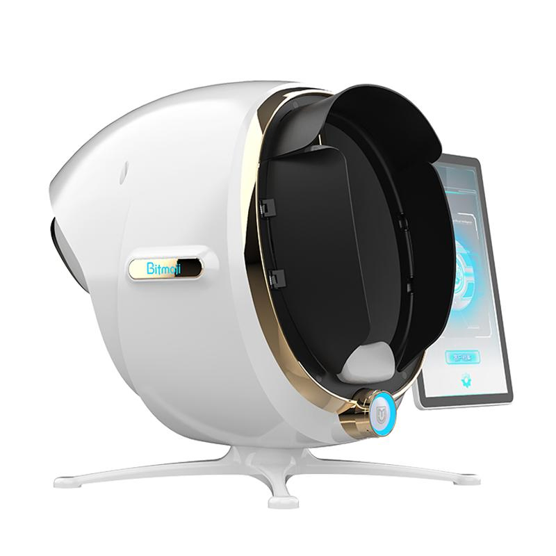 8in1 Ai Intelligence Skin Analyzer Face Analysis Facial Machine with Pad