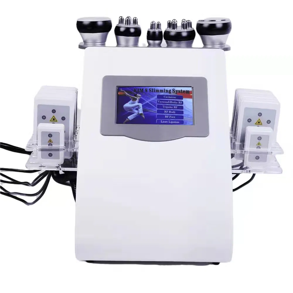 6 in 1 Ultrasound Cavitation RF Facial Body Slimming Machine