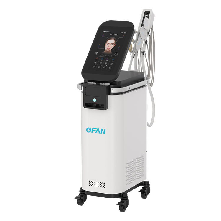 Ofan RF Wrinkle Removal PE Face Machine for Facial Loose Skin Anti-Aging Beauty Salon Equipment