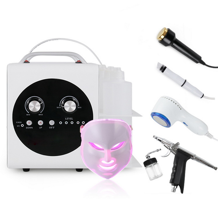 5 in 1 Ultrasound + Cooling Cleansing Small Bubble Oxygen Facial Machine