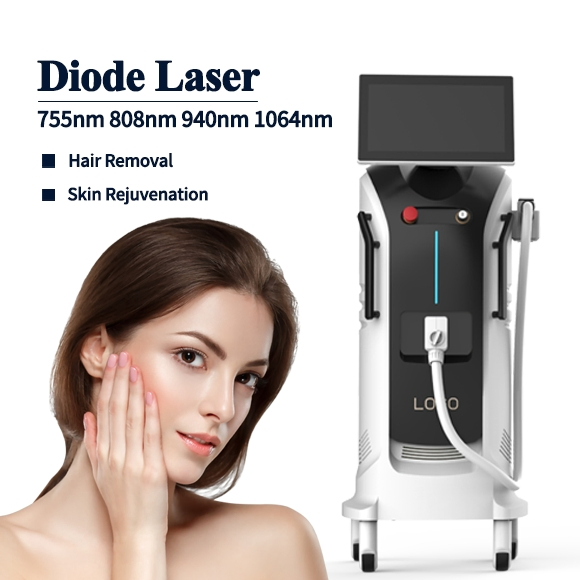 Professional Android System 808 Diode Laser Machine &amp; Hair Analysis for All Skin Types