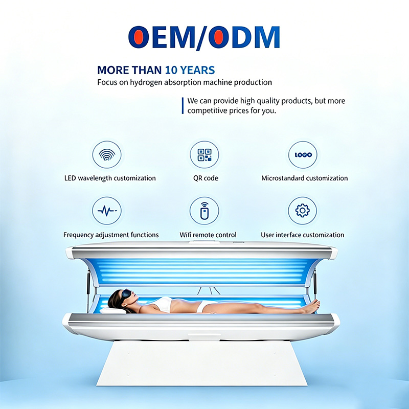 Luxury Dual Use Full Body &amp; Facial Tanning Chamber Indoor Commercial Skin Tanning Machine for Beauty Salon SPA