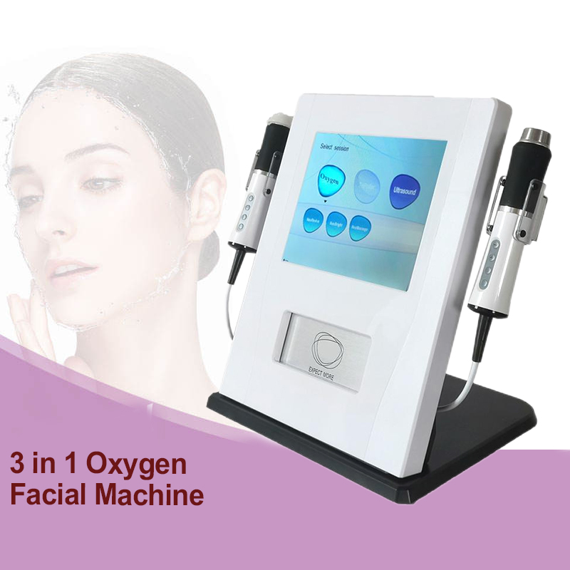 Top Selling Facial Care Salon Equipment 3 in 1 Oxygen Jet Facial Machine Pollogen 3 in 1 Oxygen