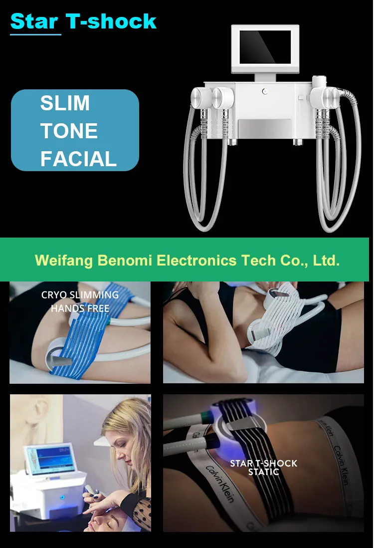Cryo Thermal Shock Hot Cold Body Slimming Machine Facial Y Corporal Criolipolisis Plana with EMS
