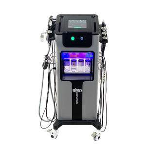 Multifunctional Stainless Steel Facial Care Machine | Professional Skin Rejuvenation Hydra Oxygen Therapy Device RF LED