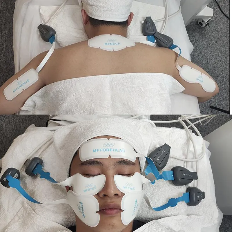 Microcurrent Facial Lifting Skin Tightening Anti Aging Wrinkle Removal Replacement Pads Machine for Electric EMS RF Face Lift Beauty Cheek Forehead Eye Bag Chin