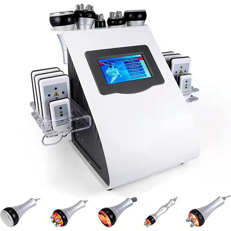 6 in 1 Ultrasound Cavitation RF Facial Body Slimming Machine