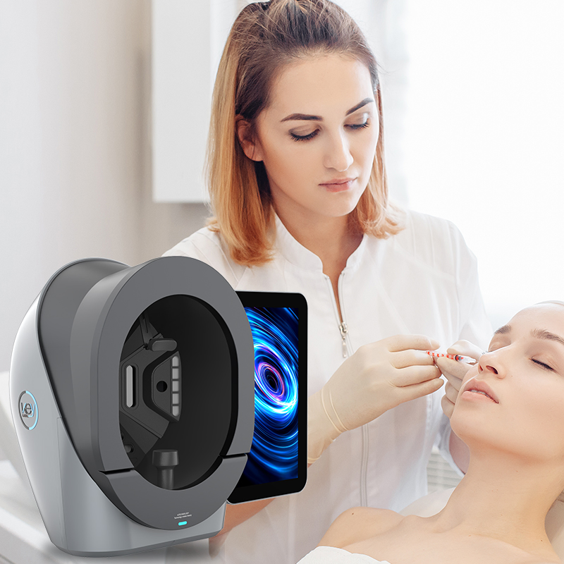 Smart 3D Scanner Camera Device Lamp Skin Analyzer Mirror Skin Analysis Machine