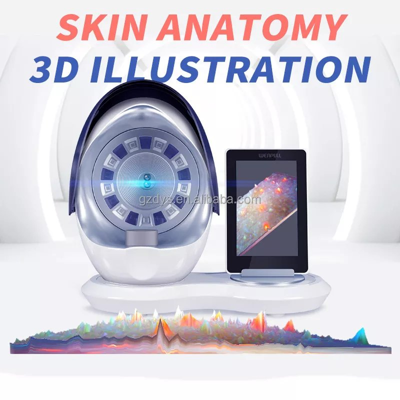 Beauty Equipment 3D Facial Analyzer Portable Beauty Skin Analyzer Facial Care Skin Analysis Machine