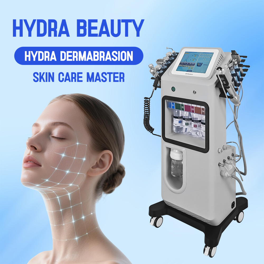 12 In 1 Oxygen Jet Peel Facial Machine Dermabrasion Facial Deep Cleaning Exfoliating Hydra Oxygen Facial Machine