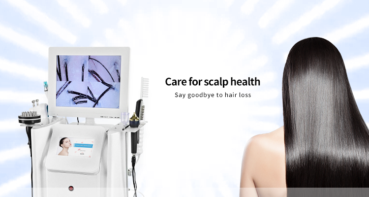 8in1 Skin Scalp Hair Analysis Scalp Treatment Machine Hair Care Massager