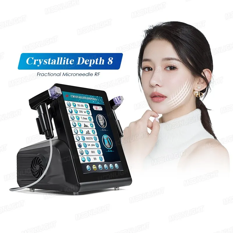 Crystallite Depth 8 Double Handle Anti-Aging Microneedle Facial RF Beauty Machine
