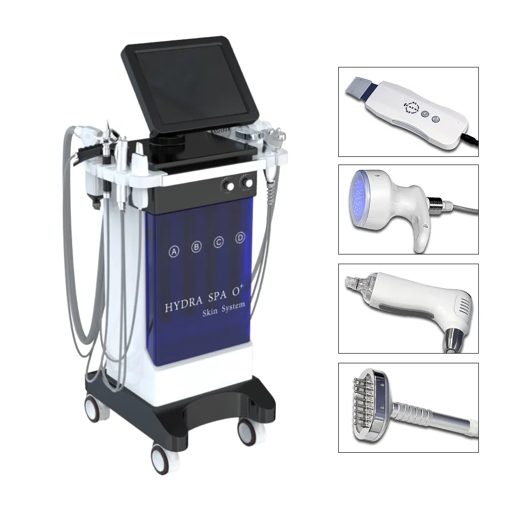 Multi-Functional RF Facial Beauty Instrument Diamond Dermabrasion Skin Whitening Deep Cleaning Salon Machine