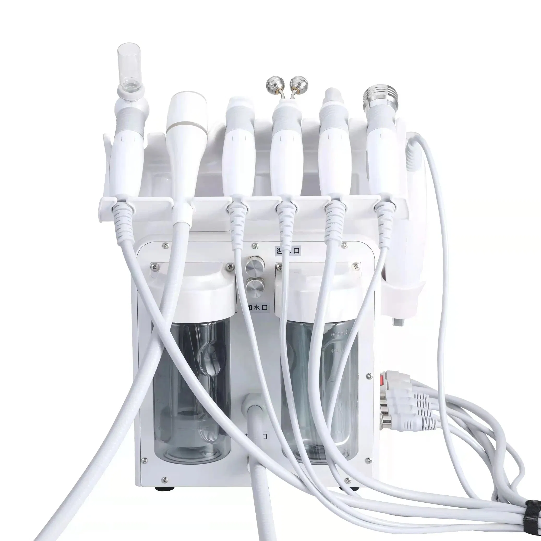 7 In1 Skin Beauty Equipment Water Oxygen Jet Peel Facial Aqua with EMS Meso Gun Hydro Hydra Hydrogen-Oxygen Bubble Heating Machine Hydrodermabrasion Jet SPA