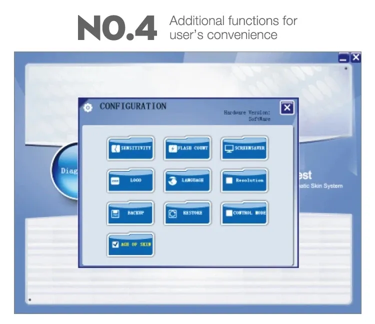 Skin Analyzer Detail 1